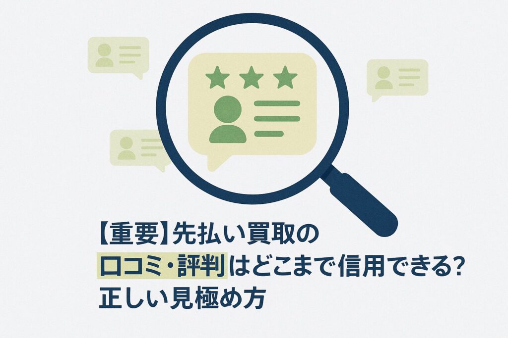 口コミ評判の信頼性を検証する内容のアイキャッチ