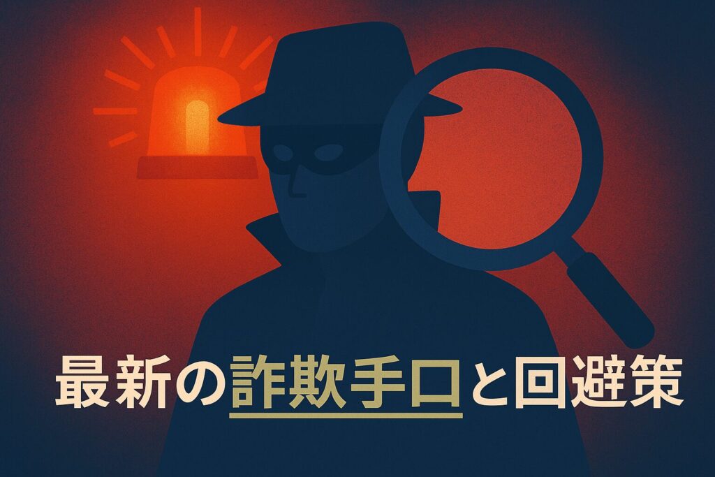 現金化詐欺手口と回避策を警告する画像