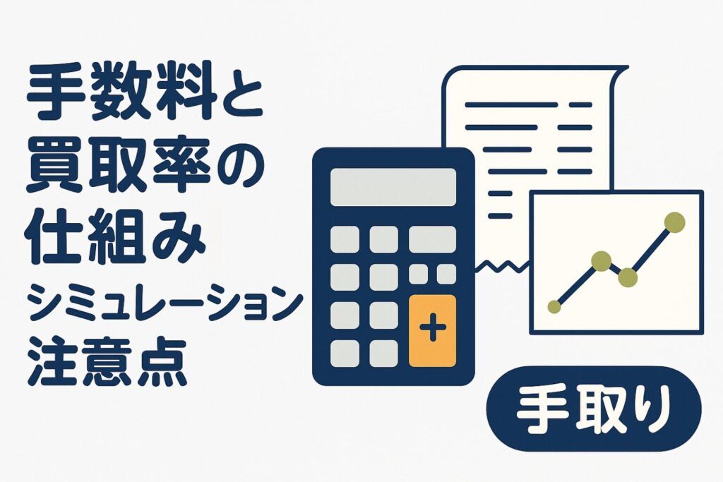 手数料と買取率の仕組みとシミュレーション注意点